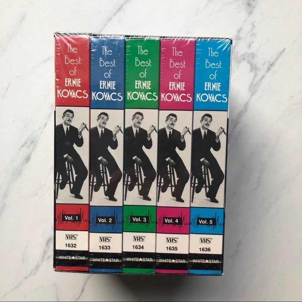 The Best of Ernie Kovacs VHS 5 Tape Set NWT sealed